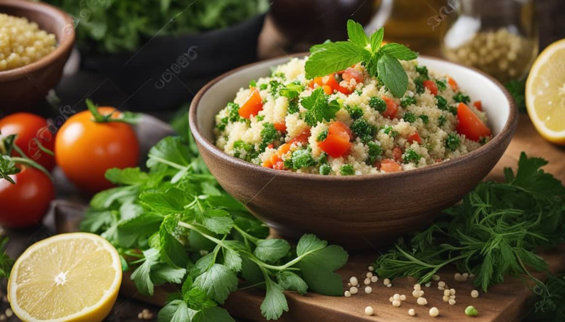 Quinoa Tabbouleh with Fresh Herbs