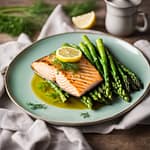 Baked Salmon with Dill and Lemon