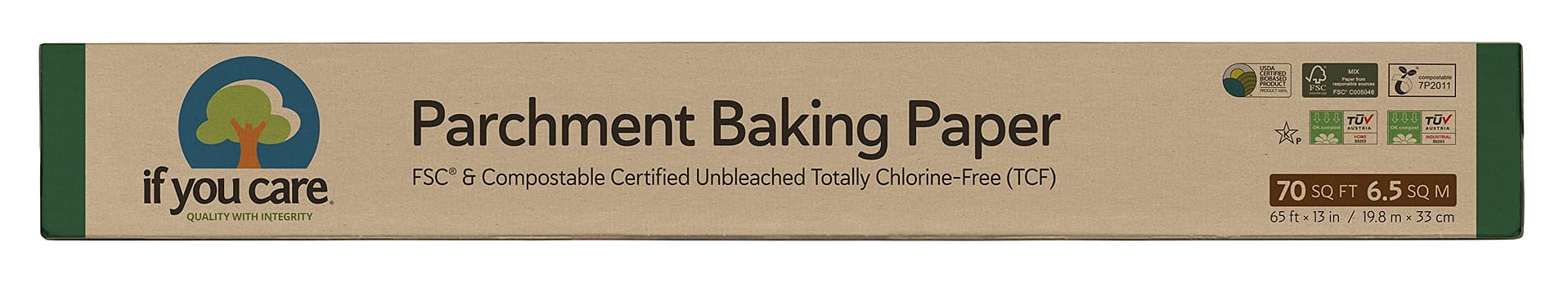 If You Care Parchment Baking Paper Sheets
