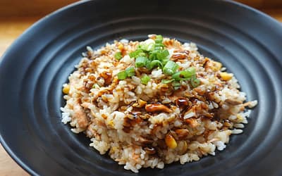 Rice and lentils with vegetables