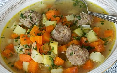 Carrot Stew with Meatballs