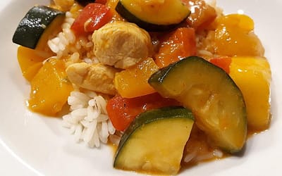 Chicken Curry with Mango and Vegetables