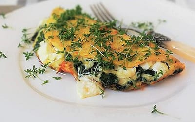 Spinach and Cheese Omelette