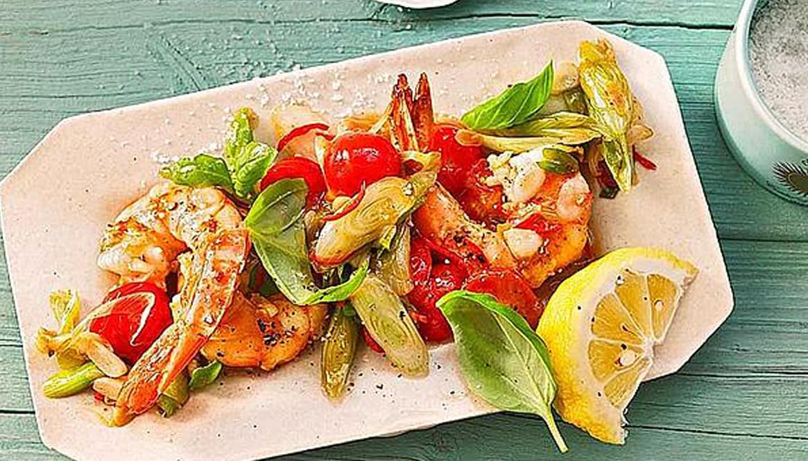 Healthy PanGrilled Barbecue Shrimp Gastrocoach